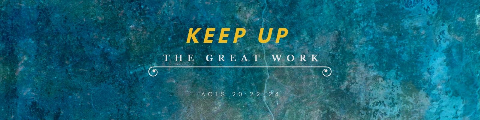 Keep Up the Great Work - Ang Mo Kio Methodist Church